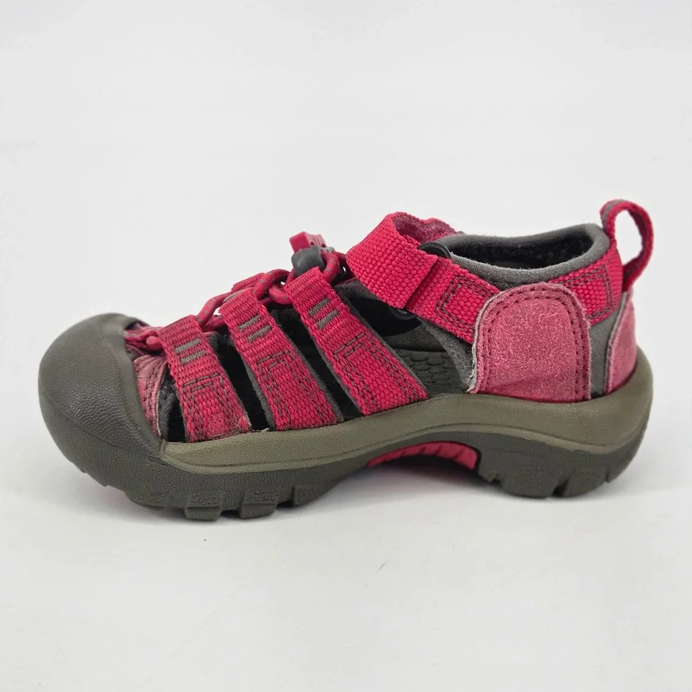 Keen Newport H2 Bright Hot Pink Grey Water Sandals Kids Toddler SZ 8 Waterproof